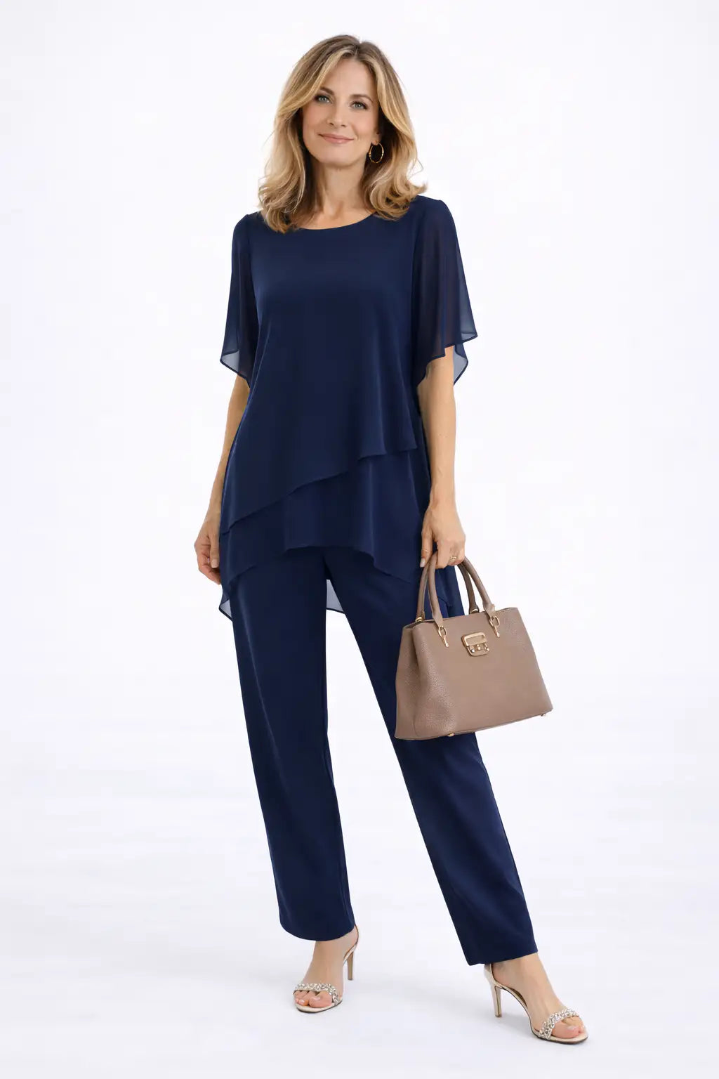 Carmen | Conjunto de Blusa y Pantalón Recto