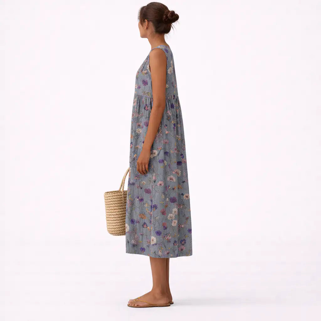 Saga™ | Vestido Midi Cotidiano