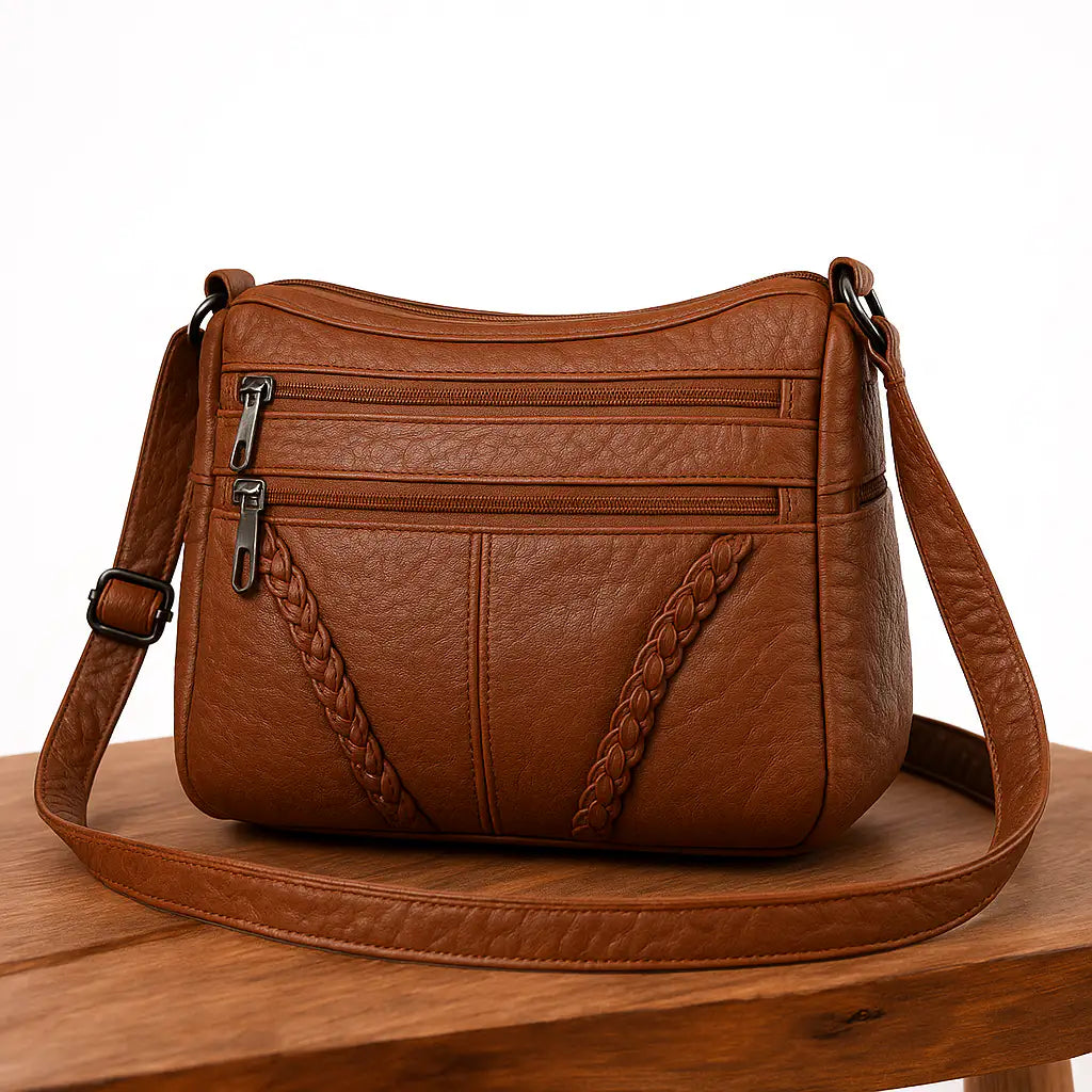 Gloria | Bolso Cruzado con Detalle Trenzado
