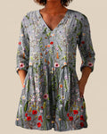 Sloane | Camisa Larga con Estampado Expresivo