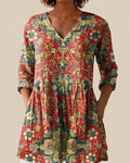 Wren | Camisa larga con estampado expresivo