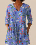 Amelie | Camisa larga con estampado expresivo