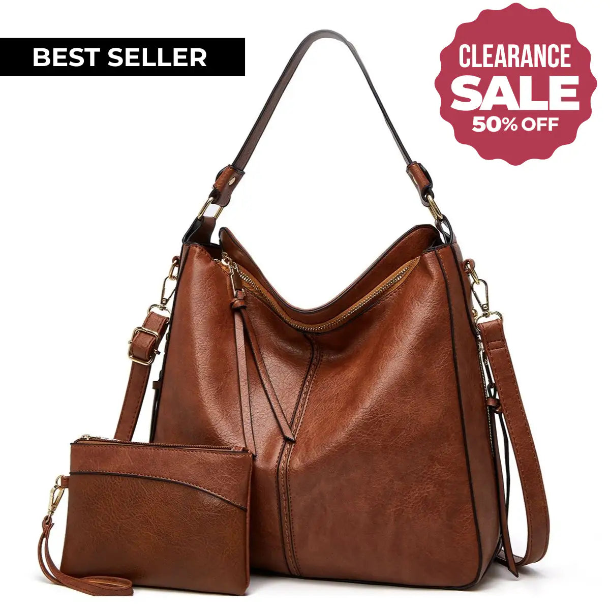 Selene | Bolso Hobo Antirrobo con Cartera de Regalo