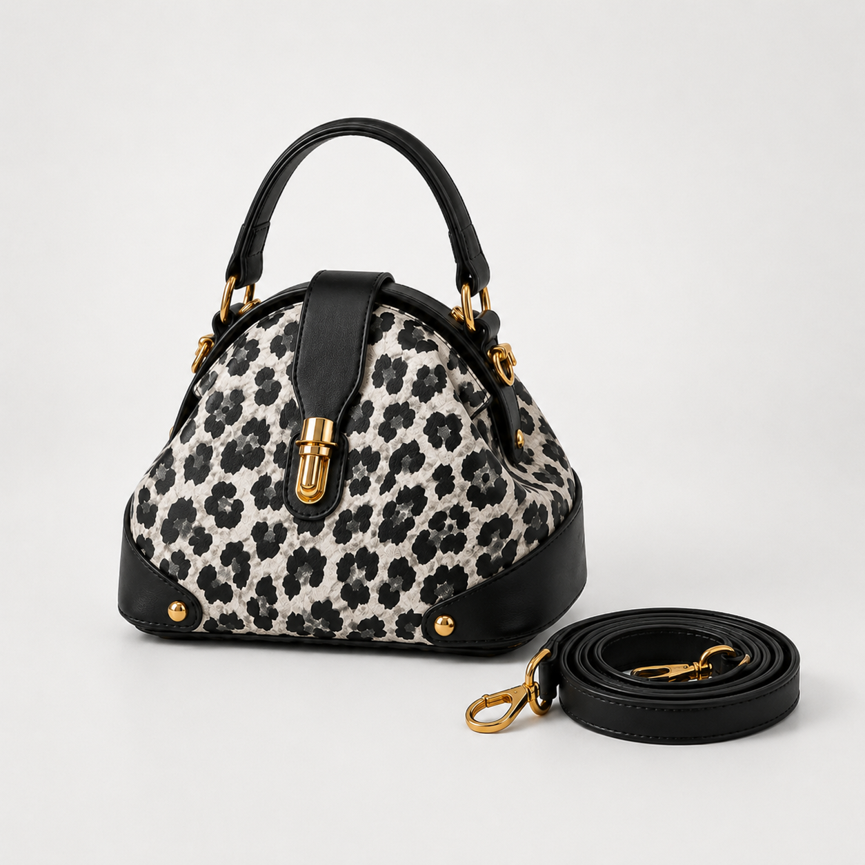 Damiana | Bolso de Mano Bicolor