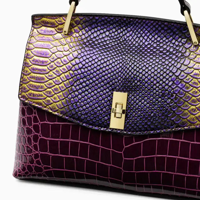Presumida | Bolso Estructurado con Estampado Grabado