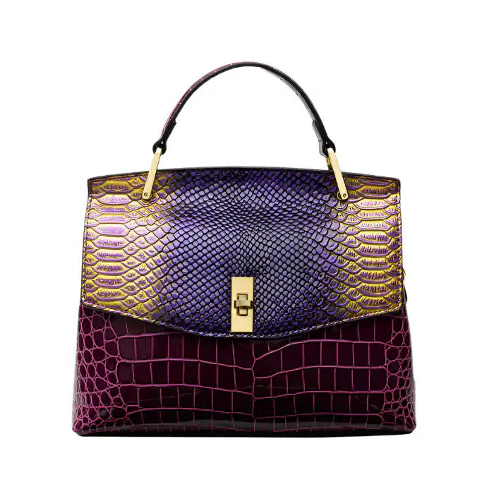 Presumida | Bolso Estructurado con Estampado Grabado