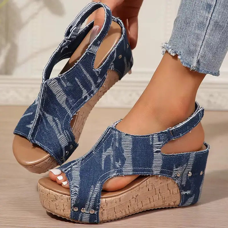 Deni | Sandalias de Cuña Cómodas