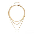 Lea™ | Collar de Tres Capas de Cadena