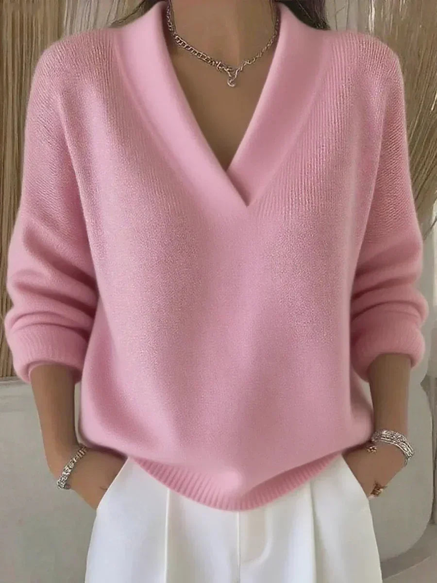 Vitoria | Jersey Holgado con Cuello de Pico