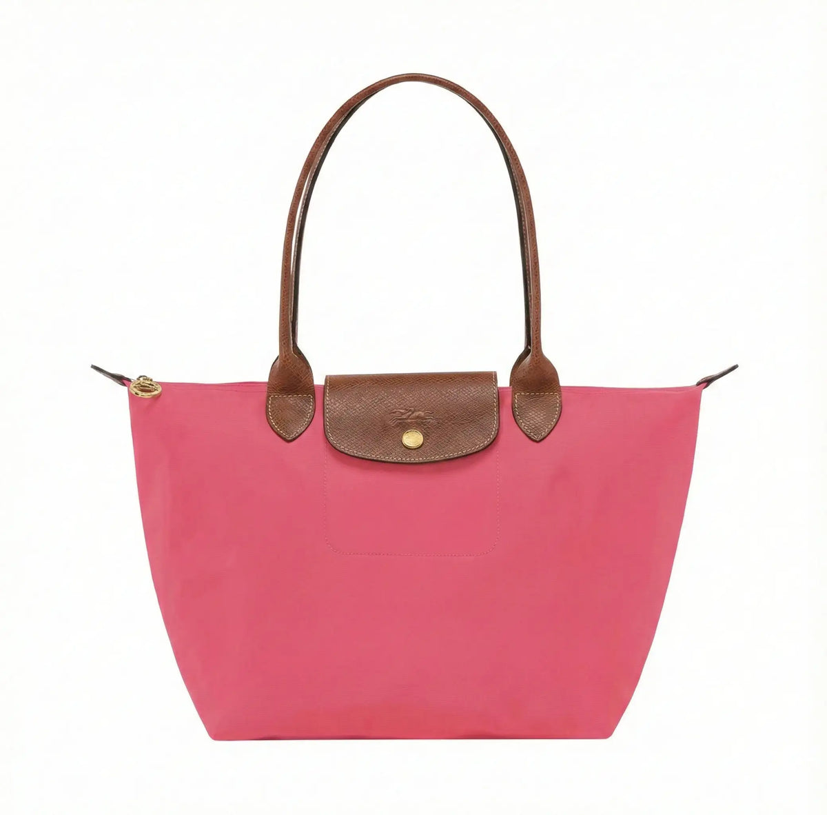 Bea | Bolso Tote Grande Plegable de Nailon, Granate