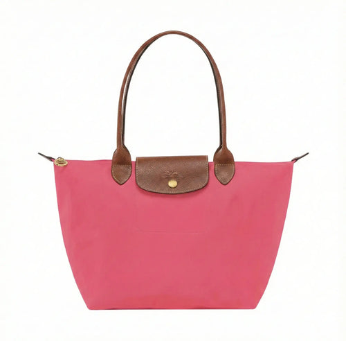 Bea | Bolso Tote Grande Plegable de Nailon, Granate