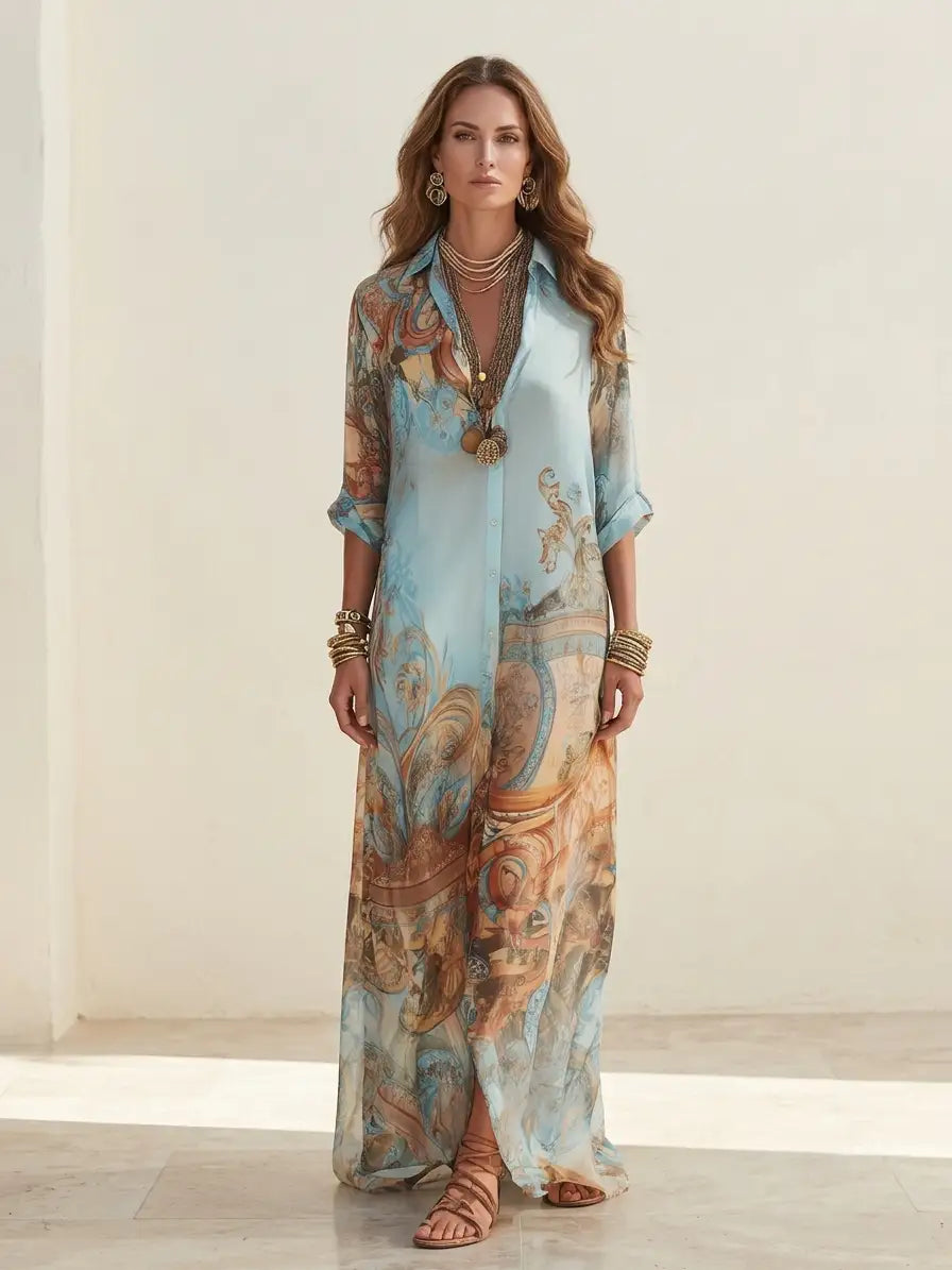 LANIA | Vestido maxi de verano