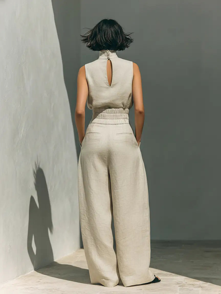 María™ | Conjunto Minimalista de Lino