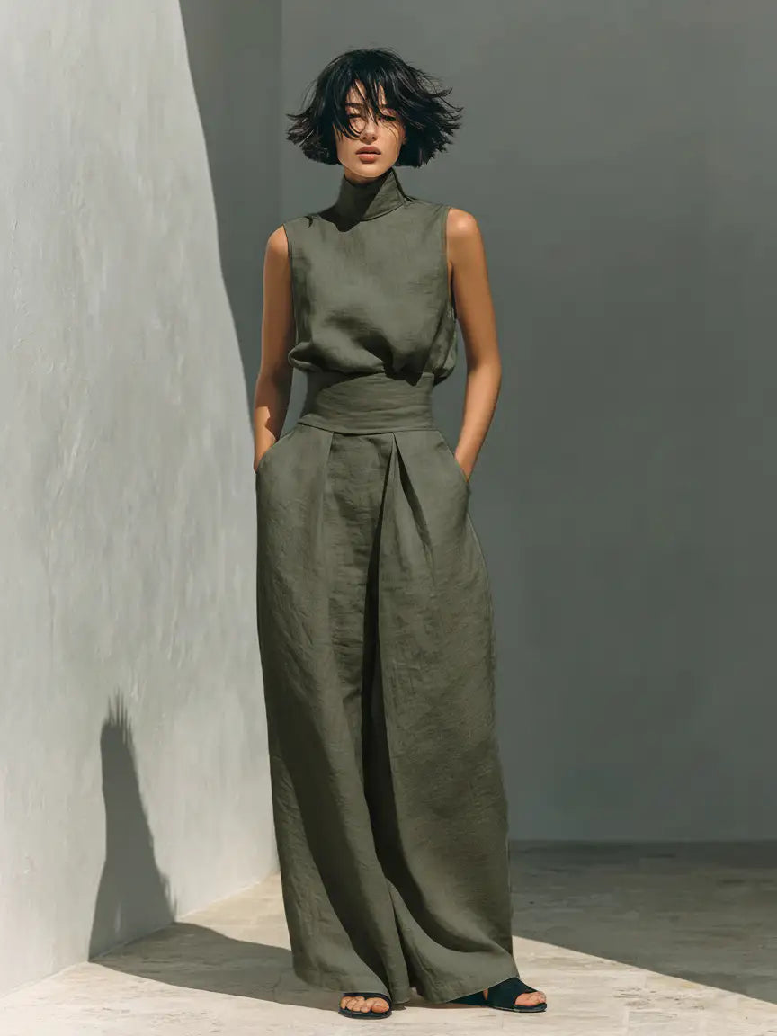 María™ | Conjunto Minimalista de Lino