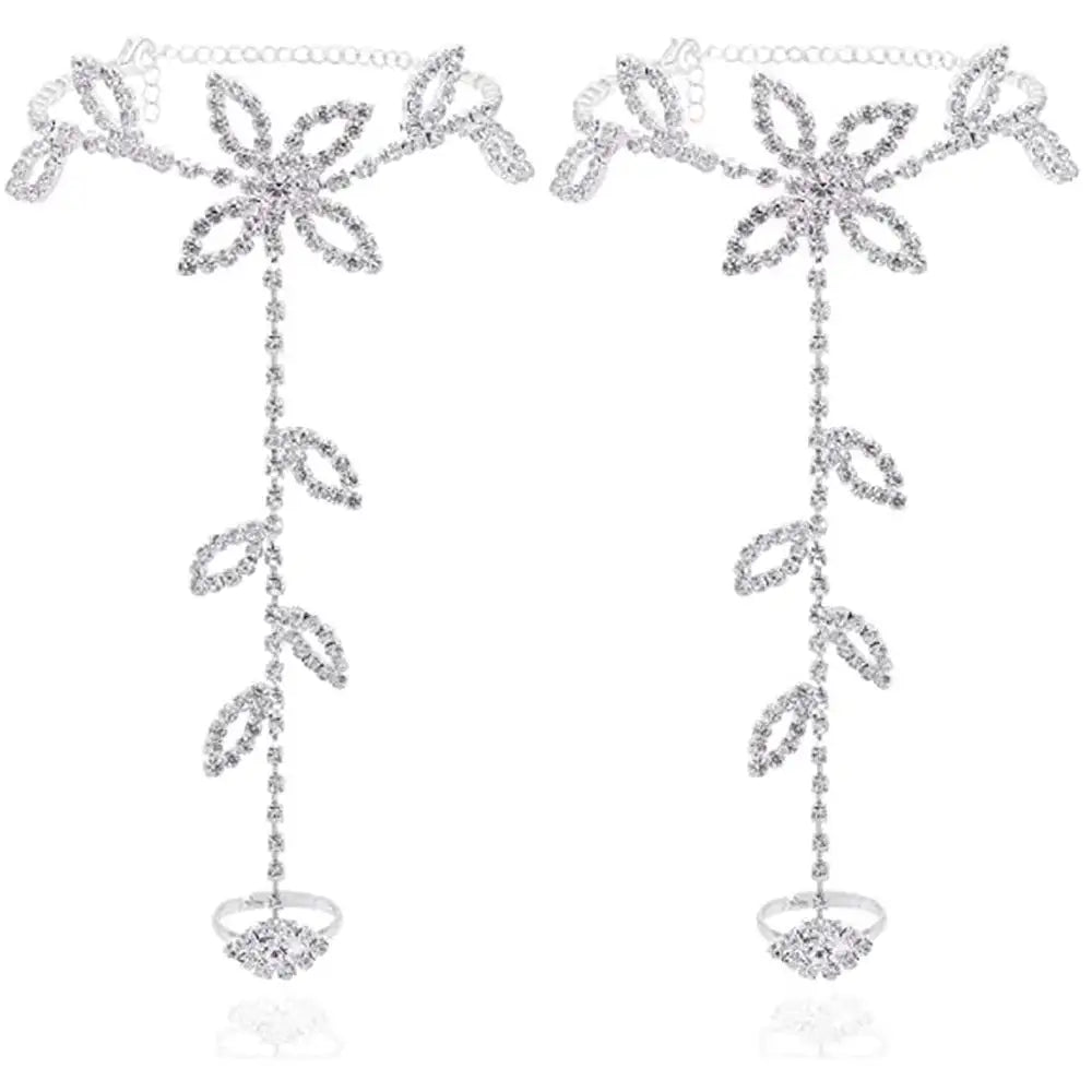 Elba | Tobillera con Diamantes de Imitación