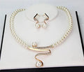 Fabiola | Conjunto de Collar y Pendientes con Perlas