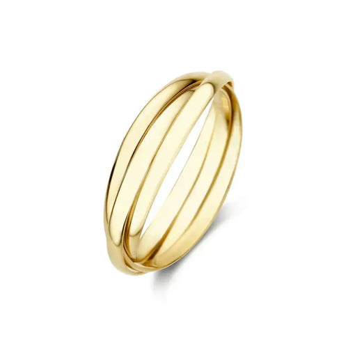 Adriana | Anillo Dorado Ajustable