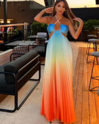 Candela Vestido degradado espalda abierta