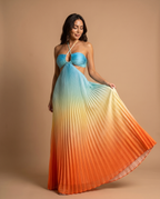 Candela Vestido degradado espalda abierta