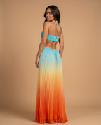 Candela Vestido degradado espalda abierta