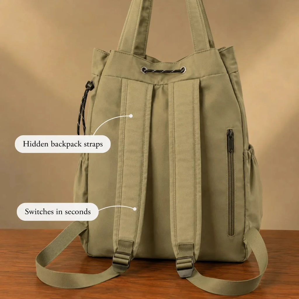 Esther | Mochila Tote Convertible de Lona