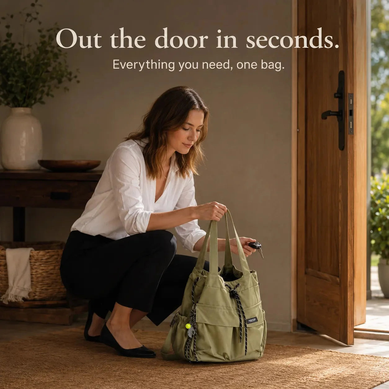 Esther | Mochila Tote Convertible de Lona