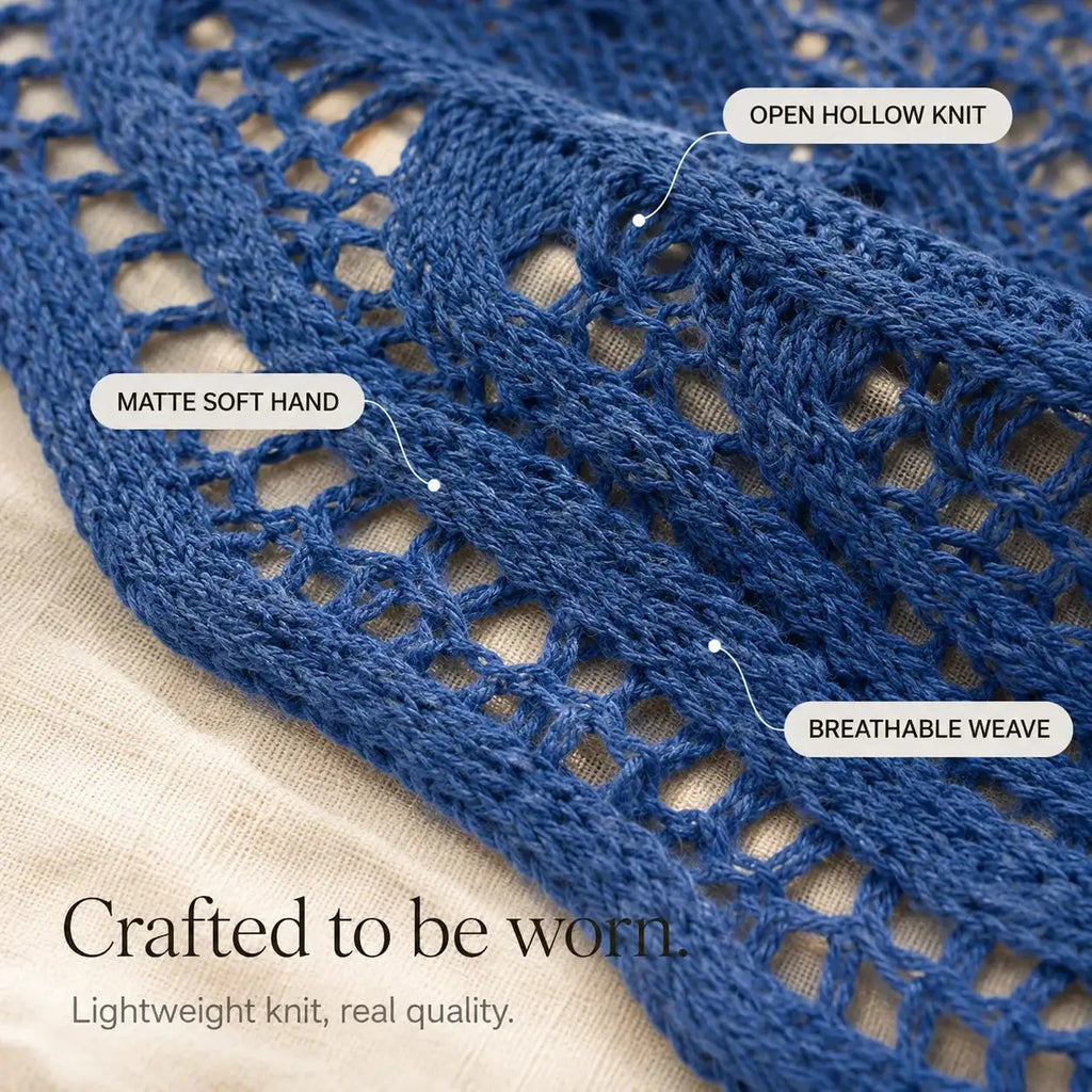 Encarnación | Kimono de Crochet con Borlas