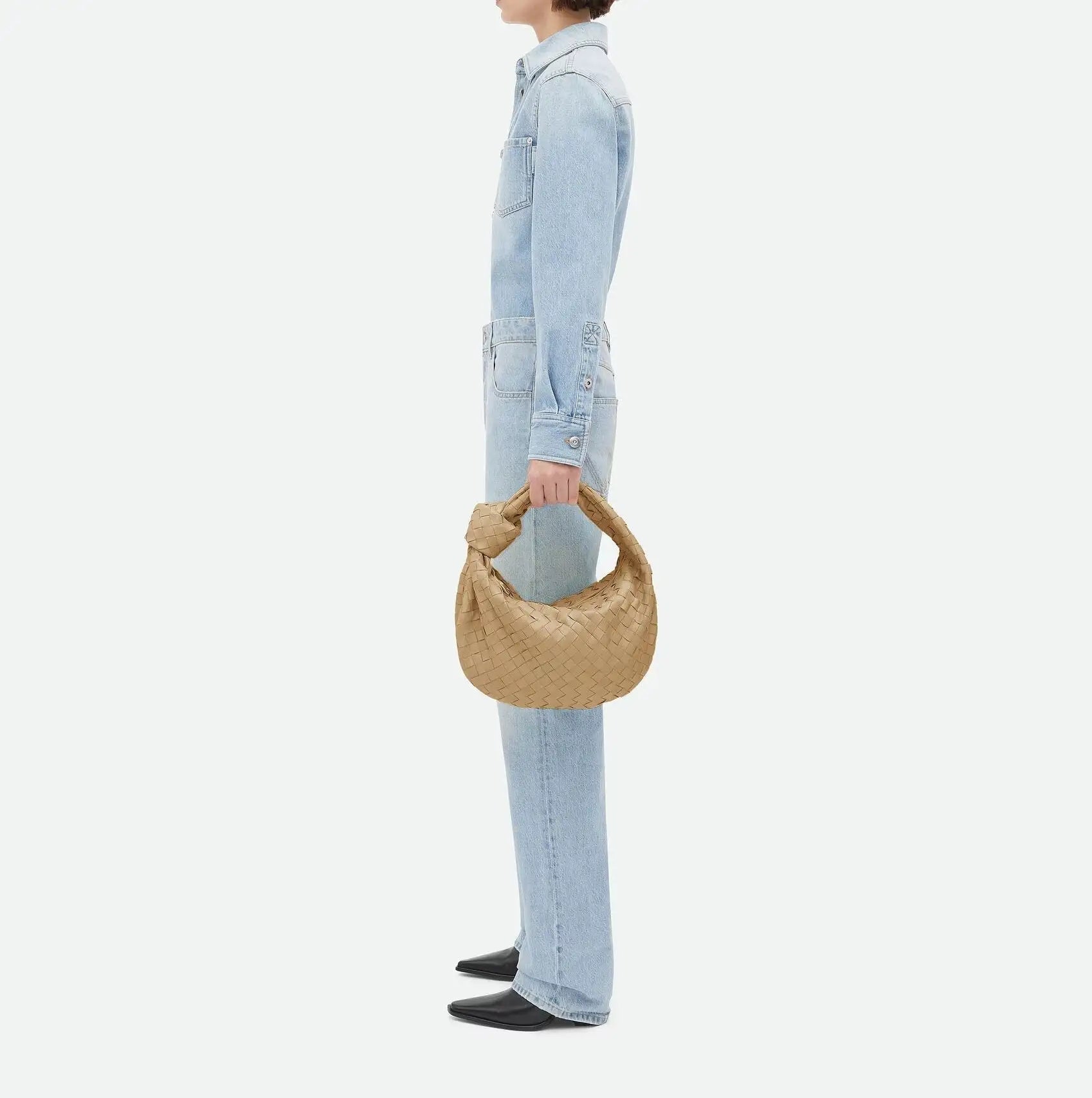 Santa María | Bolso Hobo Amplio de Tejido Trenzado