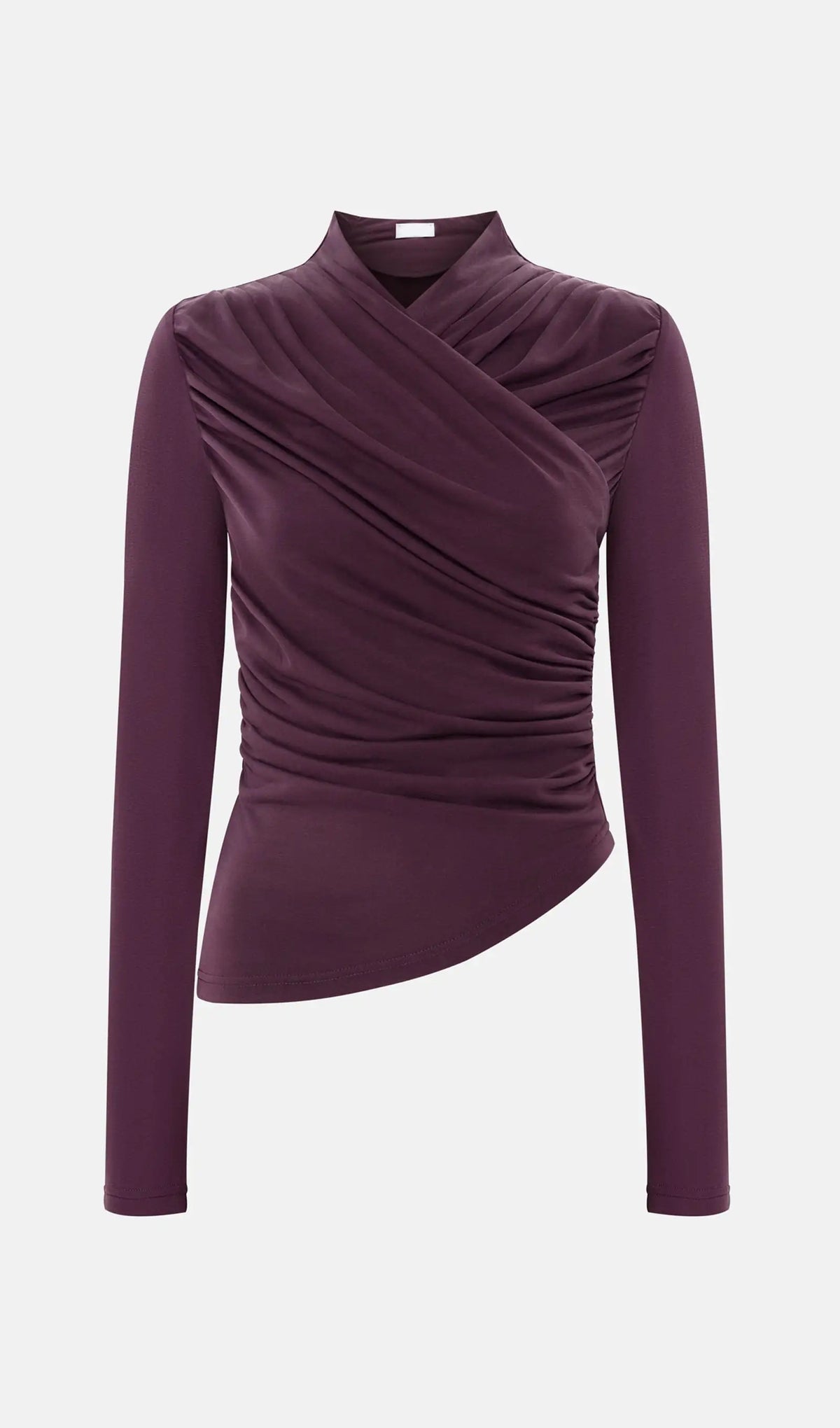 Izar | Blusa de Punto Ajustada con Pliegues