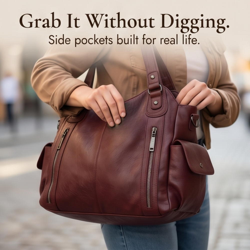 Perpetua | Bolso Saco de Hombro Suave