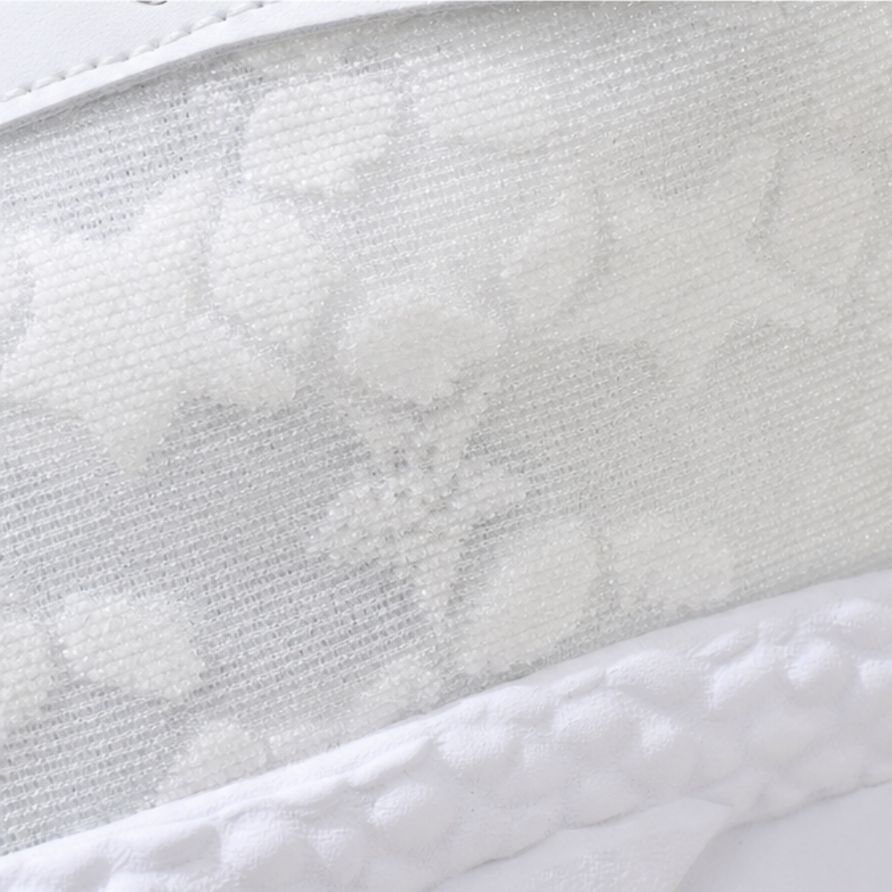 Casilda | Zapatilla de Plataforma con Malla de Estrellas