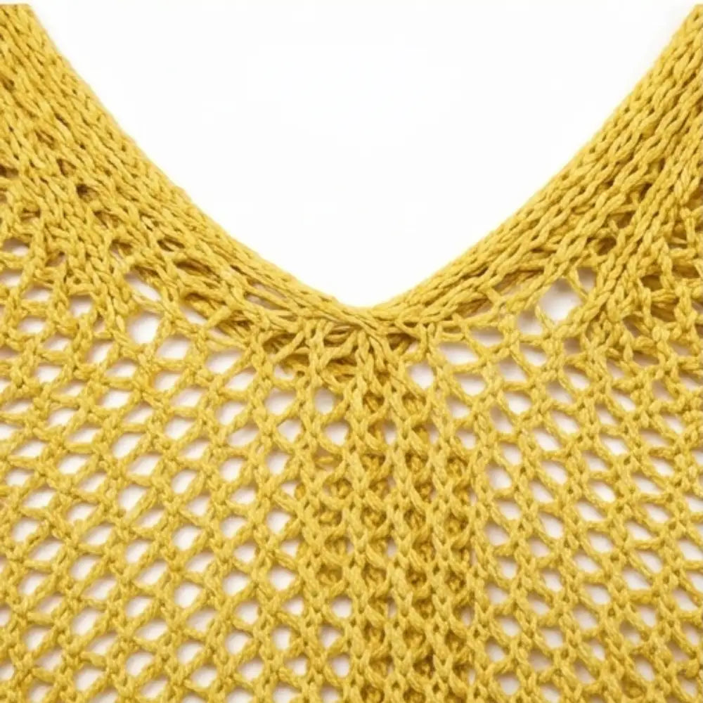 Alicia | Sudadera de Punto Calado con Capucha