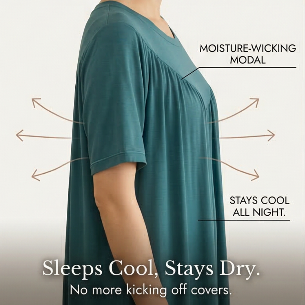 Margarita | Camisón de Modal Transpirable