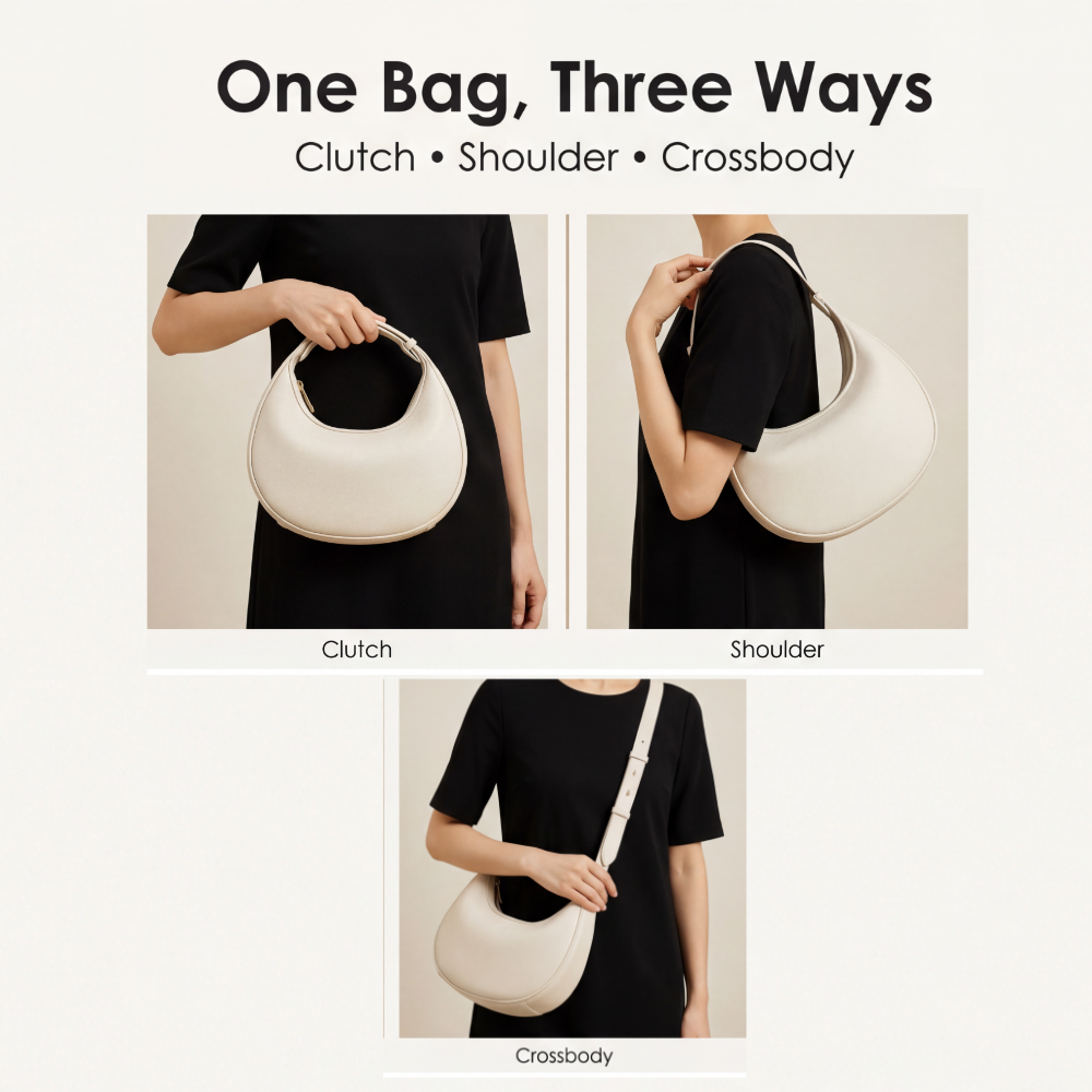 Dominga | Bolso de Hombro Media Luna