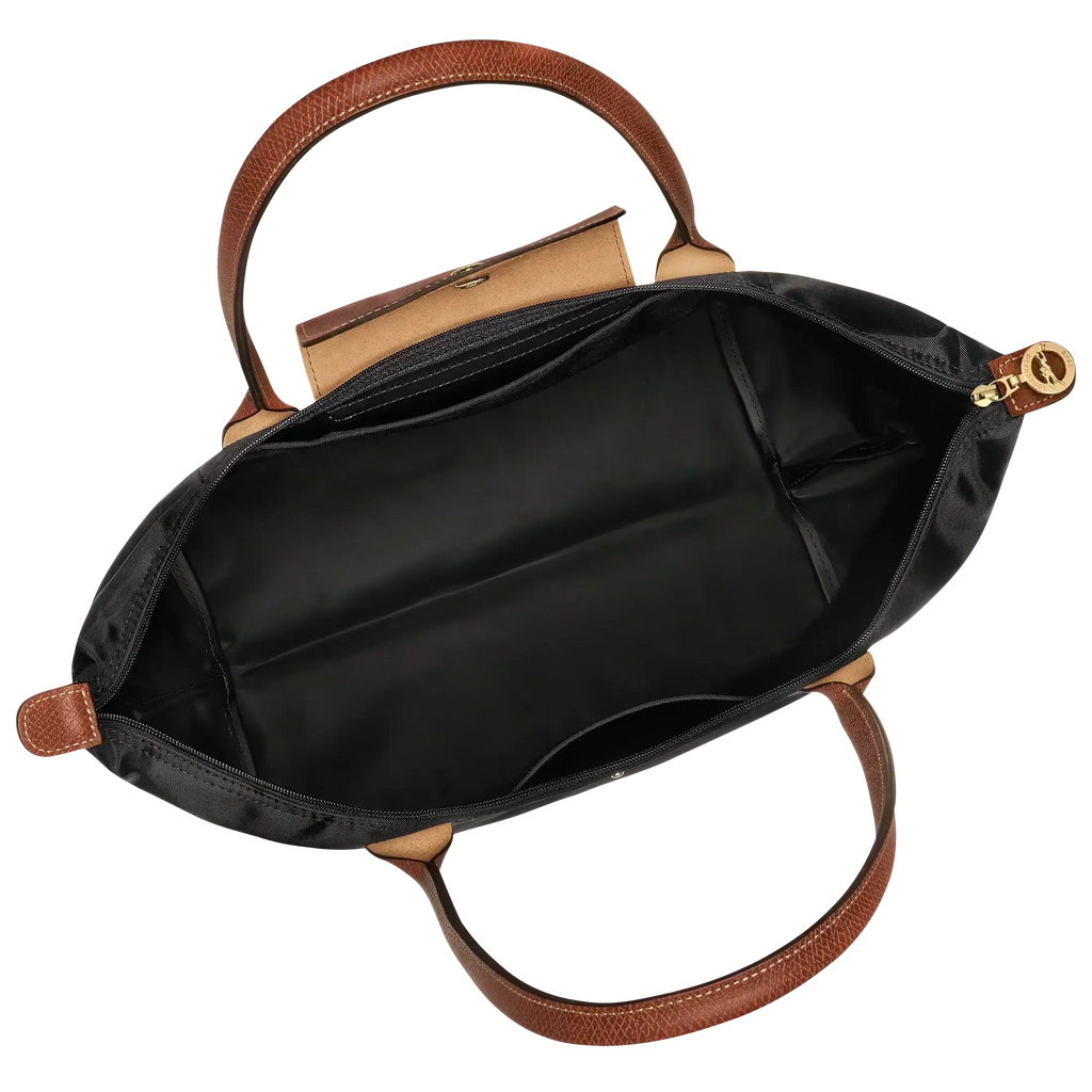 Bea | Bolso Tote Grande Plegable de Nailon, Negro Clásico