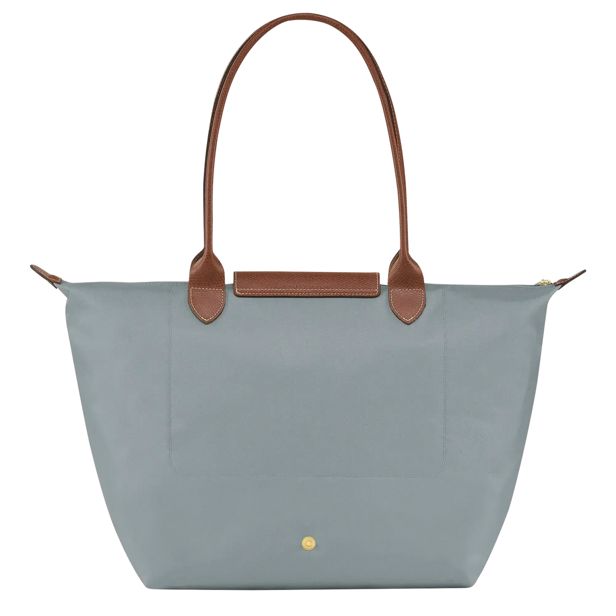 Bea | Bolso Tote Grande Plegable de Nailon, Gris Acero