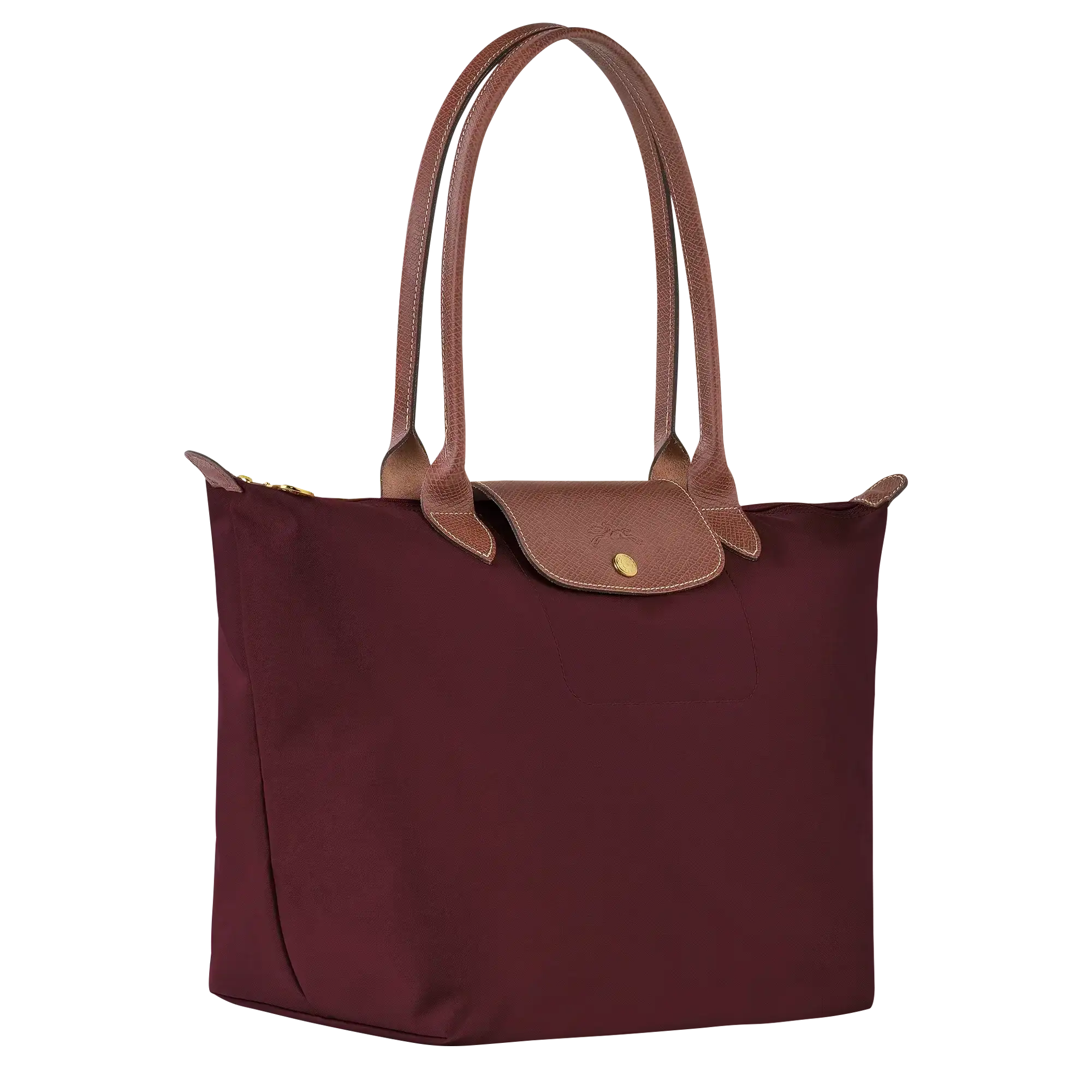 Parisien | Bolso Tote Plegable Borgoña con Asa