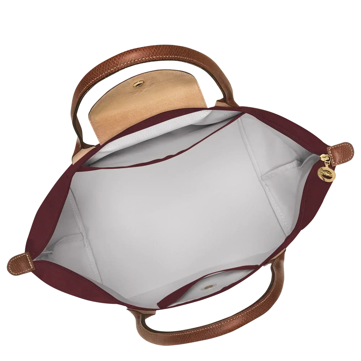 Parisien | Bolso Tote Plegable Borgoña con Asa