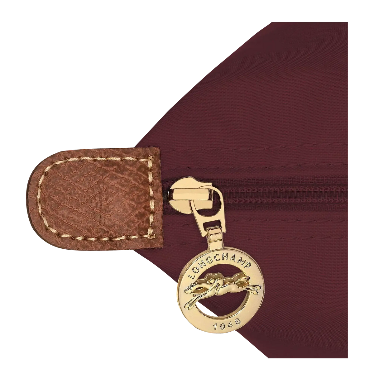Parisien | Bolso Tote Plegable Borgoña con Asa