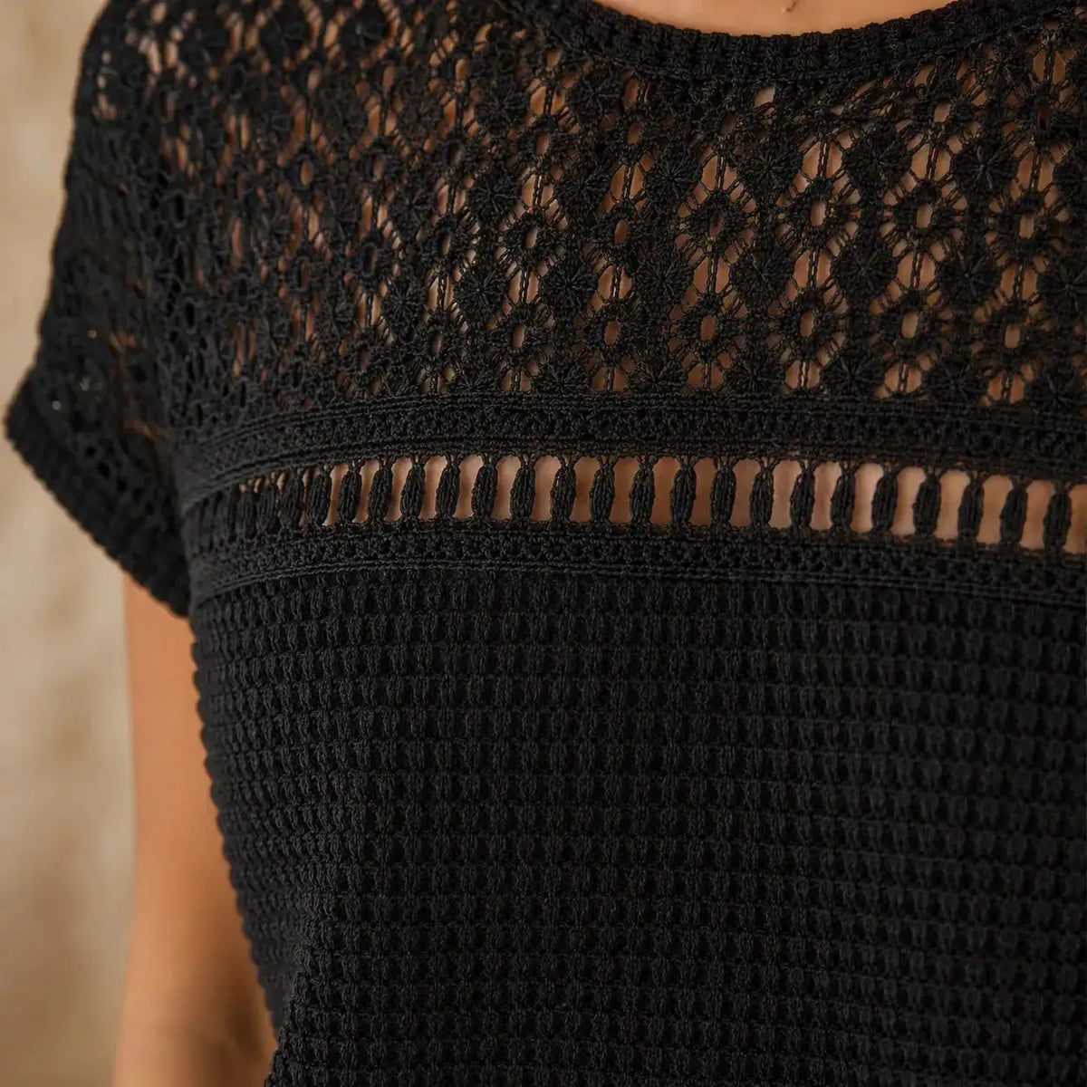 Eulalia | Blusa Gofrada de Manga Corta