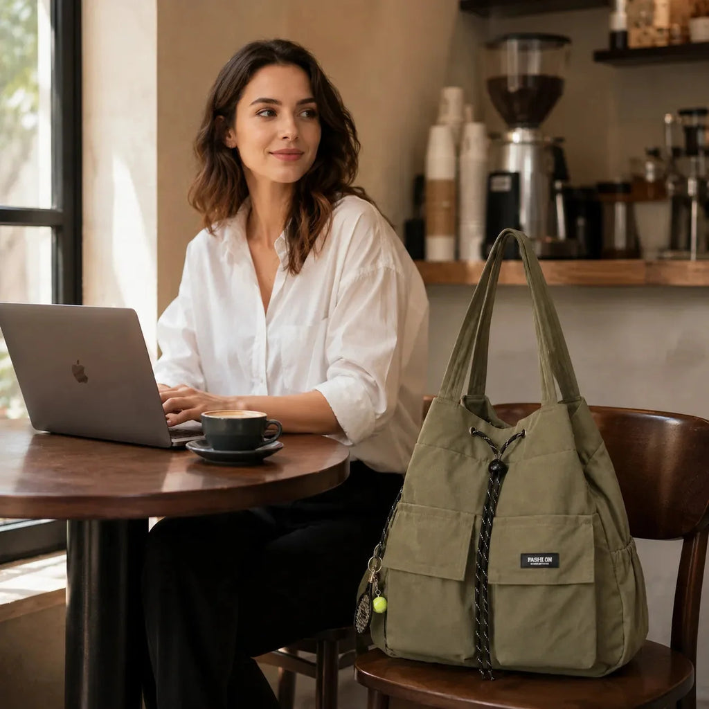 Esther | Mochila Tote Convertible de Lona