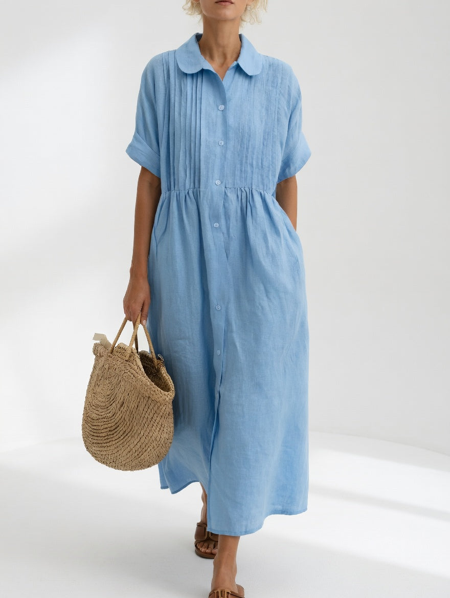 Lysandra™ — Vestido chemise fluido de verano
