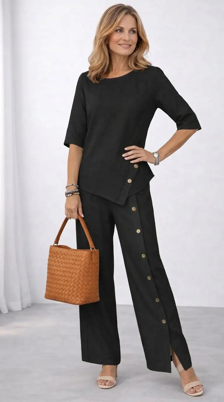 Martina | Conjunto de Blusa y Pantalón Ligero