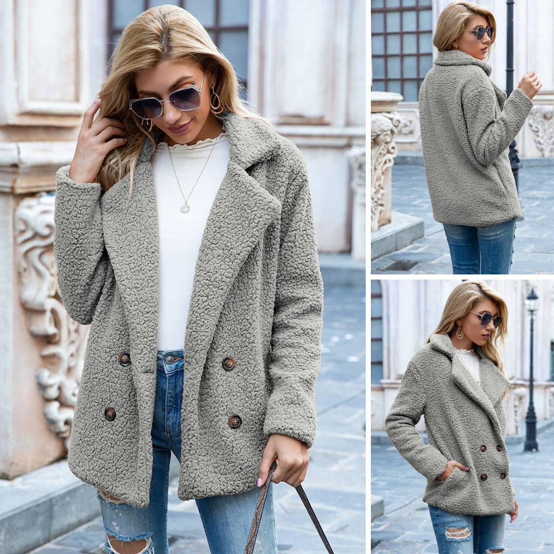 Nerea | Chaqueta Borreguito Crema