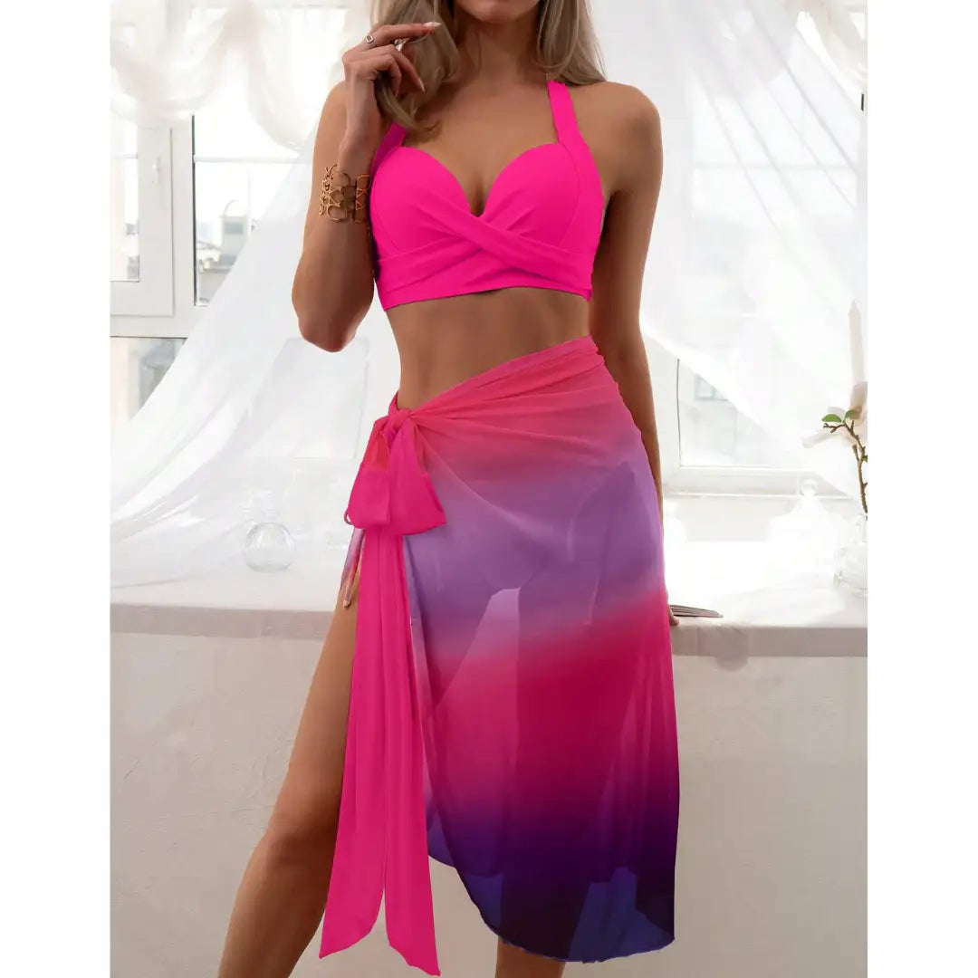 Beach Passion | Bikini con Pareo a Juego
