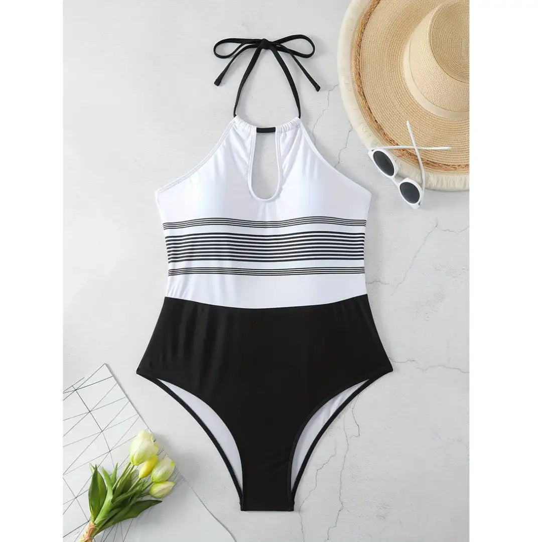Ivory Illusion | Bañador Elegante con Nudo Ajustable