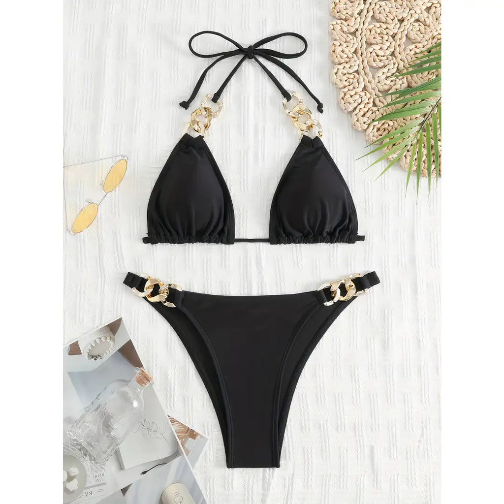 Golden Glamour | Bikini de Mujer