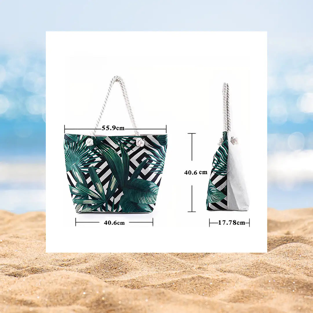 BeachBreeze | Bolsa de Playa de Lona Impermeable