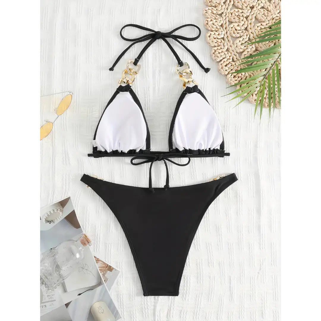 Golden Glamour | Bikini de Mujer