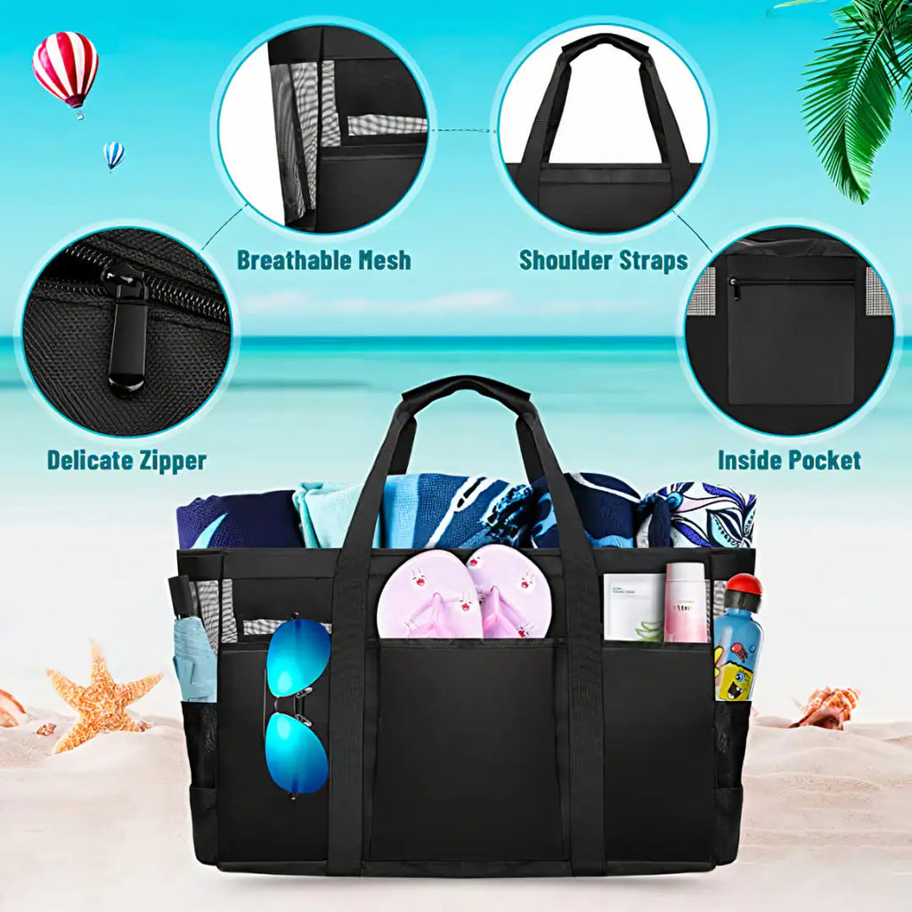 Summer Vibes | Bolsa de Playa Ligera y Espaciosa
